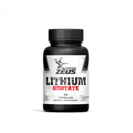 Zeus Nutrition Lithium Orotate 5 mg 60 Veggie Capsules